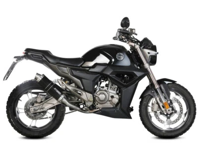 Scarico Completo Storm by Mivv Gp acciaio Nero per Zontes ZT 125 G1 2021 - Image 1 of 3