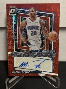 2023-24 Donruss Optic Markelle Fultz Opti Graphs Red Choice Auto #OG-FLT Magic - Imagen 1 de 2