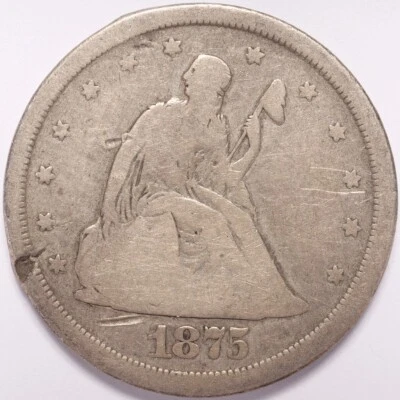 1875-S Twenty Cent Piece - Image 1 of 2
