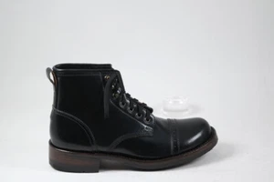 Julian Boots, Bowery Boot, Shell Cordovan Horween, Black, New, handmade in LA - Picture 1 of 7