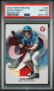 David Wright 2002 Topps Pristine Refractor Rookie #141/149 - PSA 10 GEM MINT - Picture 1 of 2