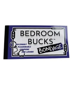 Ultimativ angenehm & lustig Erwachsene Schlafzimmer Bondage Bucks 30 Gutschein Buch, Neu - Bild 1 von 3