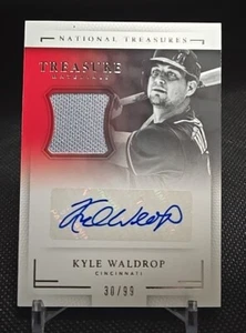 2016 Panini National Treasures #181 Kyle Waldrop JERSEY AUTO/99 RC - Picture 1 of 2