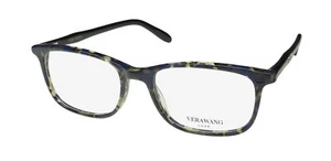NEW VERA WANG LUXE AVELINA EYEGLASSES PLASTIC FULL-RIM BLACK 50-17-140 DESIGNER - Picture 1 of 8