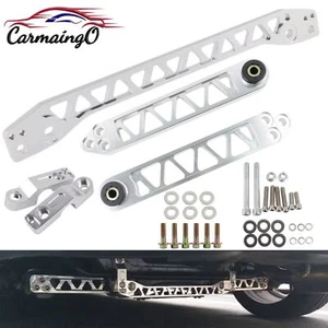 Billet Rear Lower Control Arms + Subframe Brace Kit for Honda Civic ES EP3 01-05 - Picture 1 of 11