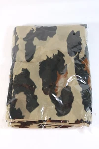 Alaza Sheer Animal Print Window Curtain Panel 55" x 78" NEW Living Room Bedroom - Picture 1 of 8