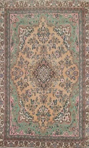 Floral 6x9 Traditional Vintage Hamadan Area Rug Wool Hand-knotted - Picture 1 of 12