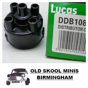 CLASSIC MINI DISTRIBUTOR CAP 45D4 & 59D4 GENUINE LUCAS DDB108 DIZZY ROVER 7H8 - Picture 1 of 1