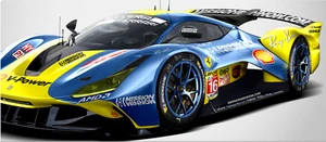 1:12 Ferrari HyperCar 24Le Mans Race Car Racing18Custom Built Model Carousel Red - Picture 1 of 4