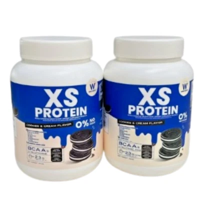 Batido de proteínas en polvo a base de plantas Wink White sabor crema galleta suero x 2 Foto 1 de 4