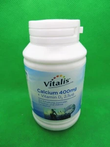 2 x Vitalis® Calcium 400 mg + Vitamin D3 2,5 µg, á 150 Tabl. (48,45 €/kg)