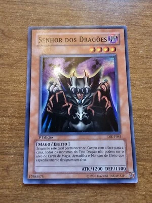 YuGiOh SENHOR DOS DRAGOES Lord Of D HOLO Super RARE DIK-P041 1st Edition  - Image 1 of 4