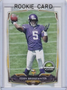 TEDDY BRIDGEWATER ROOKIE CARD 2014 Topps Power Players Football RC DENVER BRONCO - Bild 1 von 2