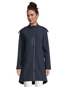 Damen Softshelljacke Lang m Kapuze Mantel Wasserdicht Fleecefutter S- 3XL NEOBLU - Bild 1 von 8