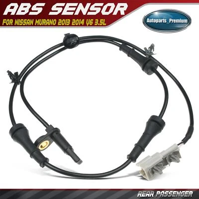 ABS Wheel Speed Sensor for Nissan Murano 2013 2014 V6 3.5L 479001AA0C Rear Right - Image 1 of 4