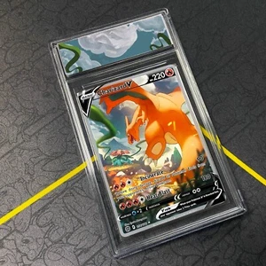 Charizard 154/172 - Estrellas Brillantes - SIN TARJETA - Etiqueta + Estuche de Exhibición de Losa Solo - Imagen 1 de 4