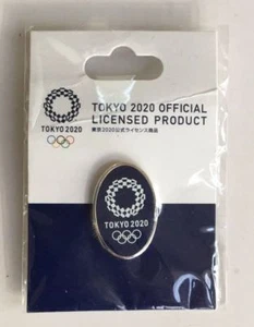 2020 Olympic Games Tokyo Original OFFICIAL Dark Blue PIN in Original Package NEW - Picture 1 of 5