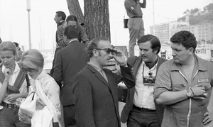 COLIN CHAPMAN LOTUS 1969 MONACO GP F1 FOTOGRAFÍA 30X20CM 12X8" XL MECÁNICA - Imagen 1 de 1