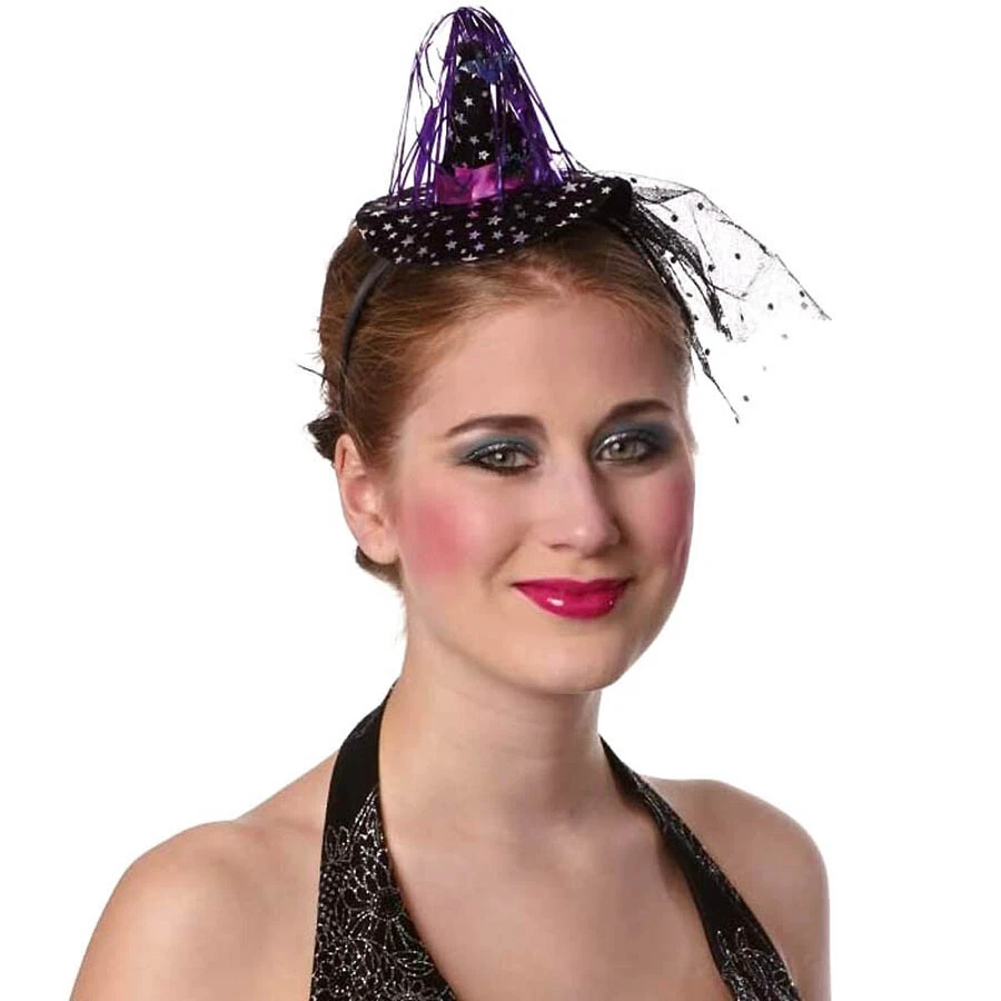 Doneace Karneval Haarreif Mit Plüsch & Glitzerkugel – In Lila, Gold, Grün | Für Fasching, Partys & Paraden