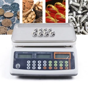 66lb/0.002lb Commercial Precise Digital Counting Scale Tabletop Scales Lab Use - Picture 1 of 11