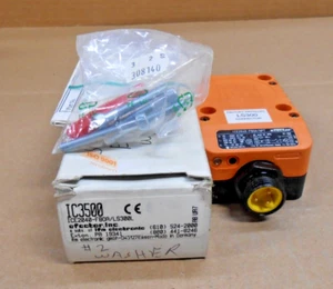 1 INTERRUPTOR SENSOR PROXIMIDAD IFM EFECTOR IC3500 ICE2040-FBOA/LS300L NUEVO - Imagen 1 de 5
