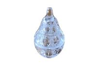 Vintage Pear shaped Lead Crystal Trinket/Jewelry Box