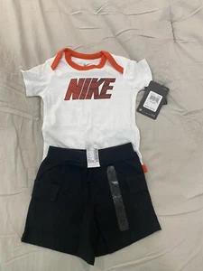 9/12 Months Nike Top &black Shorts By Children’s Place. - Picture 1 of 4