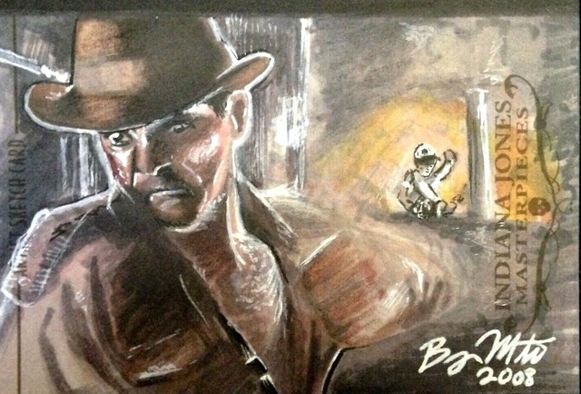 2008 Topps Indiana Jones Masterpieces Base Trading Card #24 - Proposed  Crystal Skull Art at 's Entertainment Collectibles Store