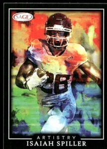 2022 SAGE Artistry #51 Isaiah Spiller Silber - Bild 1 von 2