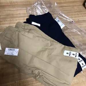 2 Pack CHILDRENS PLACE Boys Jogger Pants Stretch Size 8 New - Picture 1 of 4