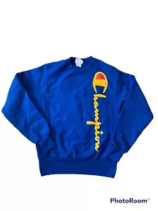Champion Reverse Weave Warmup Crewneck Spellout Sweatshirt Mens Sz X-Small XS - Picture 1 of 5