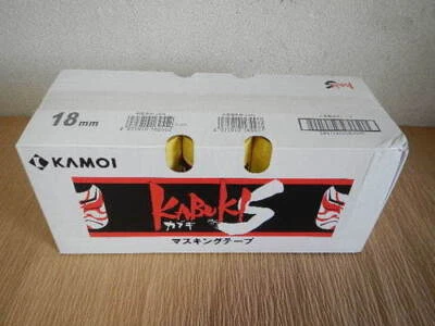 KAMOI Masking Tape BOX 18mmx18M Kabuki-S 70 Rolls Architectural New - Изображение 1 из 4