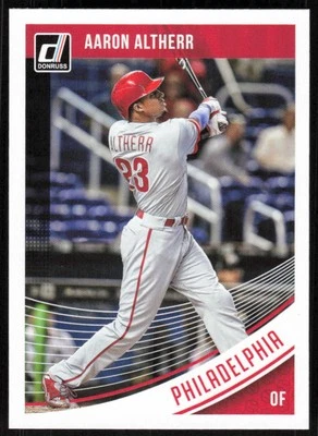 2018 Donruss #124 Aaron Altherr   - FREE SHIPPING - Image 1 of 2