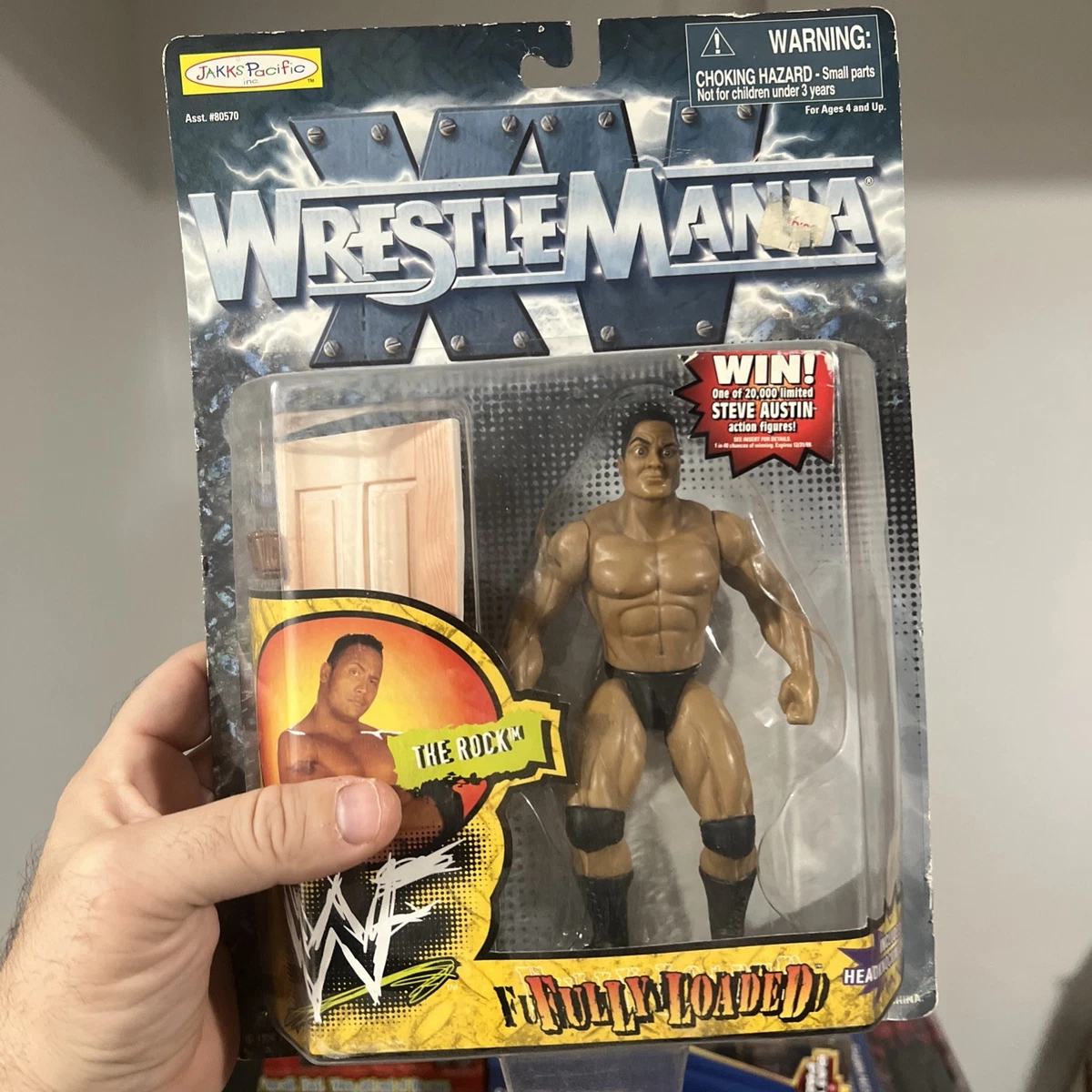 『WWF』THE ROCK フィギュア THE ROCK ACTION FIGURE 1998 WWF Wrestling Dwayne Johnson Action