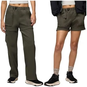 Prana Stretch Zion Convertible Pant Damen S Fichte Gummibund Zip-Off Beine - Bild 1 von 14