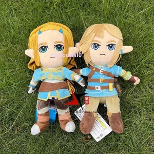 The Legend of Zelda Link Princess Zelda Plushie Doll Game Stuffed Toy Gift 26cm - Picture 1 of 24
