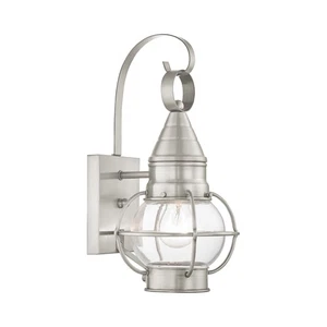 Newburyport - 1 Light Outdoor Wall Lantern in Bohemian Style - 7 Inches wide by - Picture 1 of 12