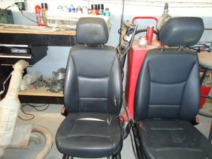 2007-2011 BMW 328i 328xi E90 Front Left Driver Seat Black Leather OEM . - Picture 1 of 1