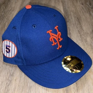 Gorra ajustada de bajo perfil David Wright #5 Retiro New Era 59FIFTY de los New York Mets - Imagen 1 de 11