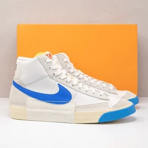 Nike Blazer Mid '77 Pro Club Men's 12, White/Blue Sneakers (DQ7673-102) - Picture 1 of 7