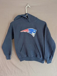New England Patriots 4 ZAPPE Pullover Hooded Sweatshirt Youth Size Medium Gildan - Picture 1 of 4