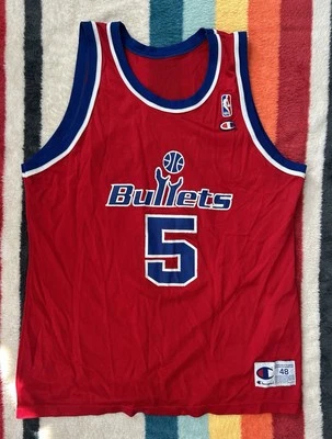 Vintage Juwan Howard Jersey | Washington Bullets | Champion | XL (48) - Image 1 of 4