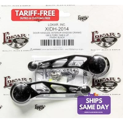 Lokar XIDH-2014, 2 Pack Black Aluminum Midnight Series Black Bi Llet Aluminum Wi - Image 1 of 4