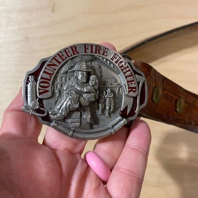 Arroyo Grande Buckle Volunteer Fire Fighter with Belt (AM) - Image 1 of 4