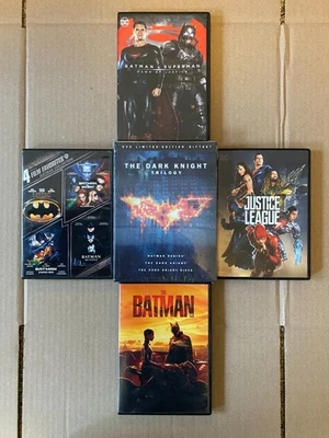 BATMAN DVD Collection-10 Movies! Christian Bale, Ben Affleck, Michael Keaton, DC Foto 1 de 2