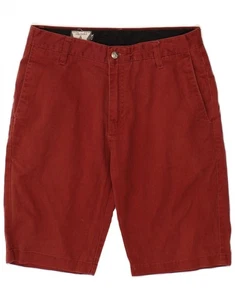 VOLCOM Mens Chino Shorts W30 Medium  Red Cotton ND09 - Picture 1 of 3