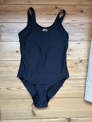 Slazenger Mujer Negro Traje de Baño Reino Unido 12 UE 40 Una Pieza Traje de Baño Traje de Baño Foto 1 de 2