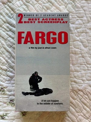 Fargo VHS Thriller Coen Brothers Steve Buscemi William H. Macy PolyGram Video Foto 1 de 4