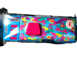 Estuche para lápices Smiggle azul emergente sacapuntas borrador iluminar grabación de audio genuino - Imagen 1 de 1