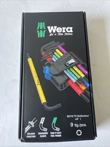 Wera 967/9 TX TORX® L-Key Set With Holding Function 05024179001 - Picture 1 of 7